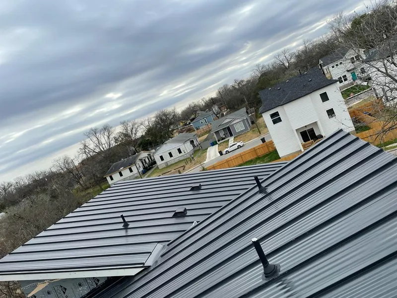 Standing seam metal roof panels with vents for Skylight Repair in Corning